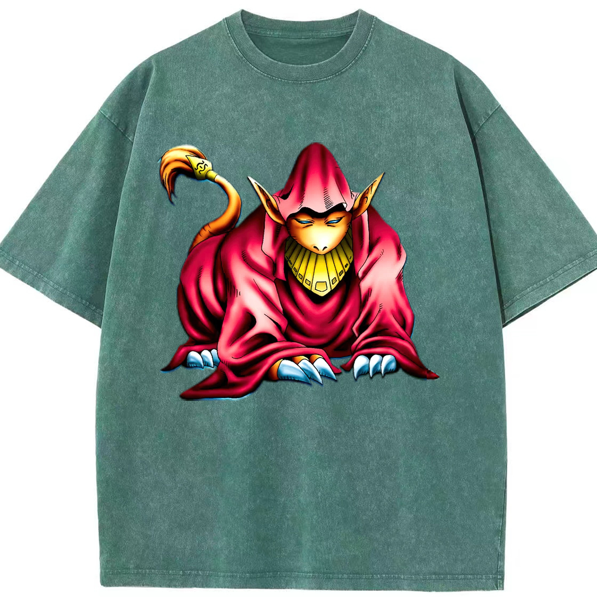 （画像用） 遊☆戯☆王 Yu-Gi-Oh! 綿100% ヴィンテージ風 半袖Tシャツ（フロントプリント）